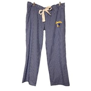 Concepts Sport Warriors Pajama Pants Women XL White Blue Grandmacore Sporty Chic